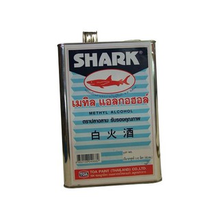 แอลกอฮอล์ SHARKS 1 แกลลอน น้ำยาและตัวทำละลาย น้ำยาเฉพาะทาง วัสดุก่อสร้าง SHARKS 1GL ALCOHOL