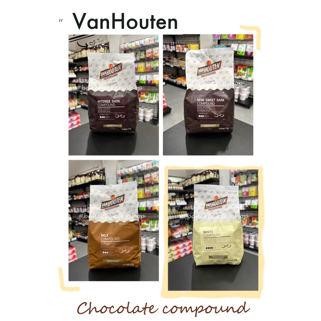 ชอคโกแลต-แวนฮูเต็น-คอมพาวด์-van-houten-compound-chocolate-1-กิโลกรัม