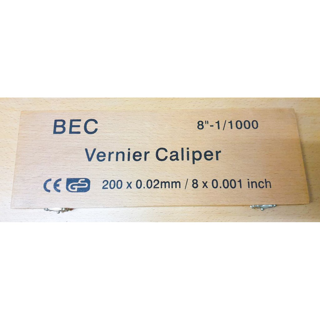 ภาพสินค้าBEC เวอร์เนีย 6 นิ้ว 8 นิ้ว 12 นิ้ว + กล่อง พร้อมใช้งาน Vernier Caliper ไม้บรรทัด วัด Ruler เครื่องวัด จากร้าน mlbbhardware บน Shopee ภาพที่ 5