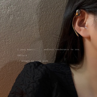 Love without pierced ear clip Korean temperament ear bone clip design sense all-match commuter ear jewelry for girls for