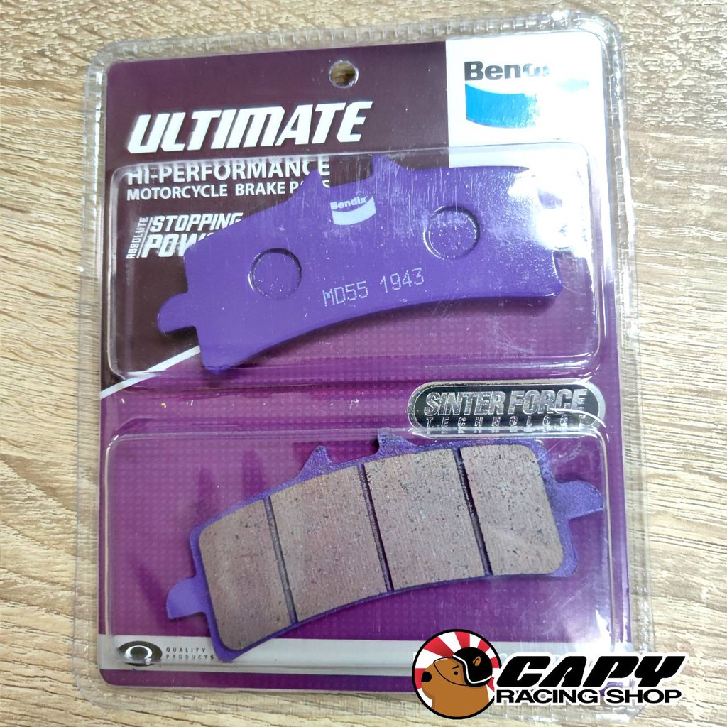 ผ้าเบรคหน้า-bendix-superbike-sintered-grade-front-brake-pads-สำหรับ-ปั้มเบรค-brembo-m4-m50-ปั้มติดรถ-zx-10rและอื่นๆ