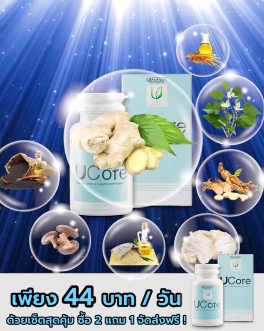 ucore-อาหารเสริมสำหรับภูมิแพ้-ไซนัส-ไมเกรน-เสริมสร้างภูมิต้านทาน-ของแท้100