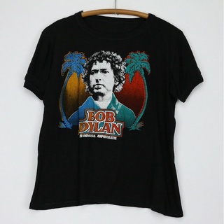 เสื้อยืดวงดนตรีเสื้อยืดผ้าฝ้าย พิมพ์ลาย Bob Dylan 1978 สไตล์วินเทจ 70s EPcekb24CBkmah67all size