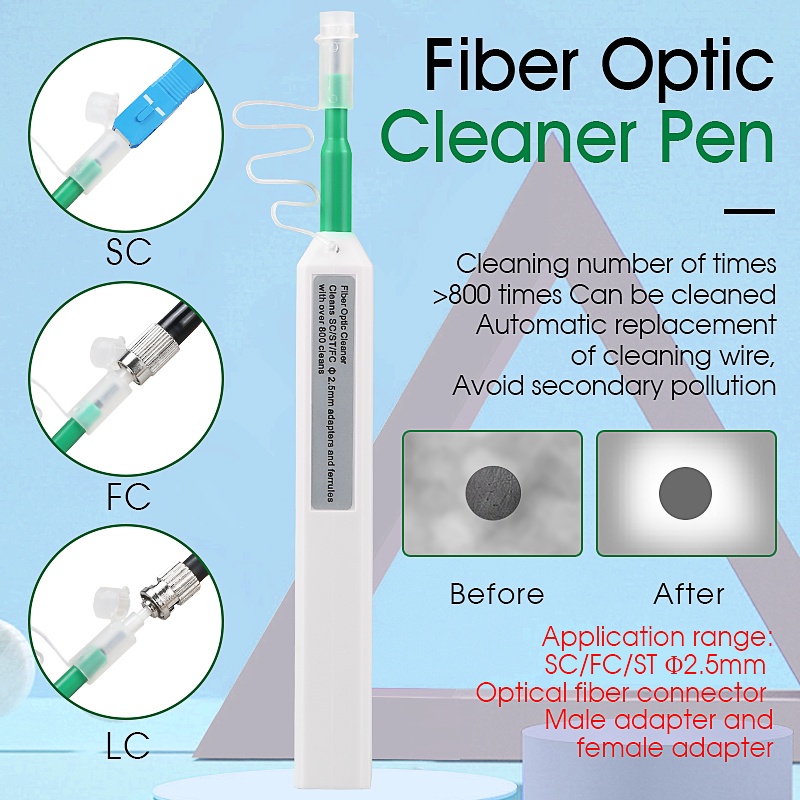 fiber-optic-cleaner-เครื่องทําความสะอาดไฟเบอร์ออปติก-sc-fc-st-เครื่องมือทําความสะอาด-2-5-มม-ปากกาทําความสะอาดไฟเบอร์ออปติกเชื่อมต่อสากล