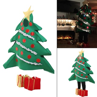 สินค้า [Freneci4] เครื่องแต่งกายคอสเพลย์ รูปต้นคริสต์มาส สําหรับผู้ใหญ่