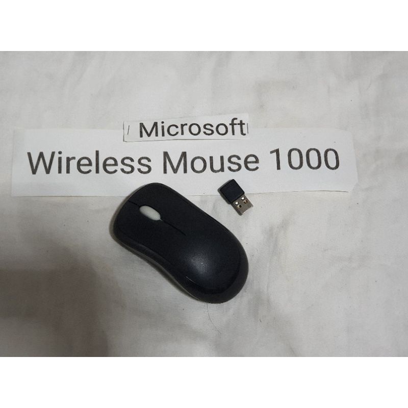 mouse-เมาส์ไร้สาย-microsoft-wireless-mouse-1000-มือสอง-สภาพเหมือนใหม่