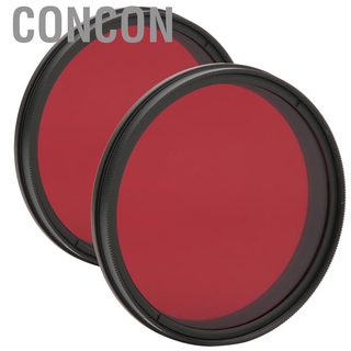 CONCON Outer Ring Can Adjust the Wavelength Arbitrarily Adjustable IR Filter Frame Front with Thread for Infrared Photography Creation