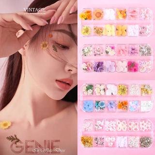 ภาพหน้าปกสินค้าEye makeup bright drill dry flower face petal makeup eye corner makeup facial decal makeup small butterfly manicure stage ที่เกี่ยวข้อง