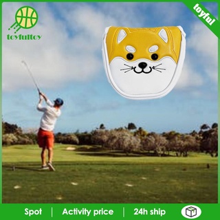 ภาพขนาดย่อของสินค้าDurable Golf Head Cover Mallet Square Magnetic Putter Cover Golf Club Protector