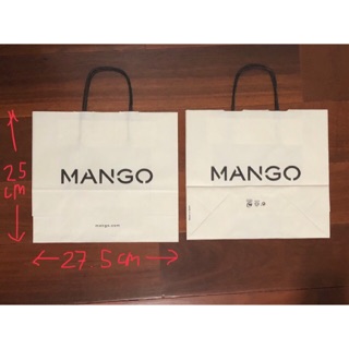 แท้ 💯 ถุงกระดาษ MNG หรือ Mango
