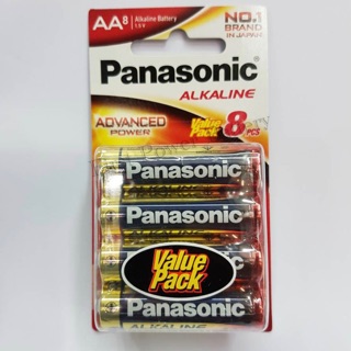 Panasonic Alkaline AA แพค 8 ก้อน