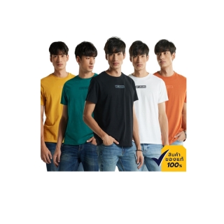 Mc JEANS เสื้อยืดแขนสั้น เสื้อยืด แม็ค แท้ คอกลม มีให้เลือก 10 สี ผ้านุ่ม ระบายอากาศได้ดี MTSZ682