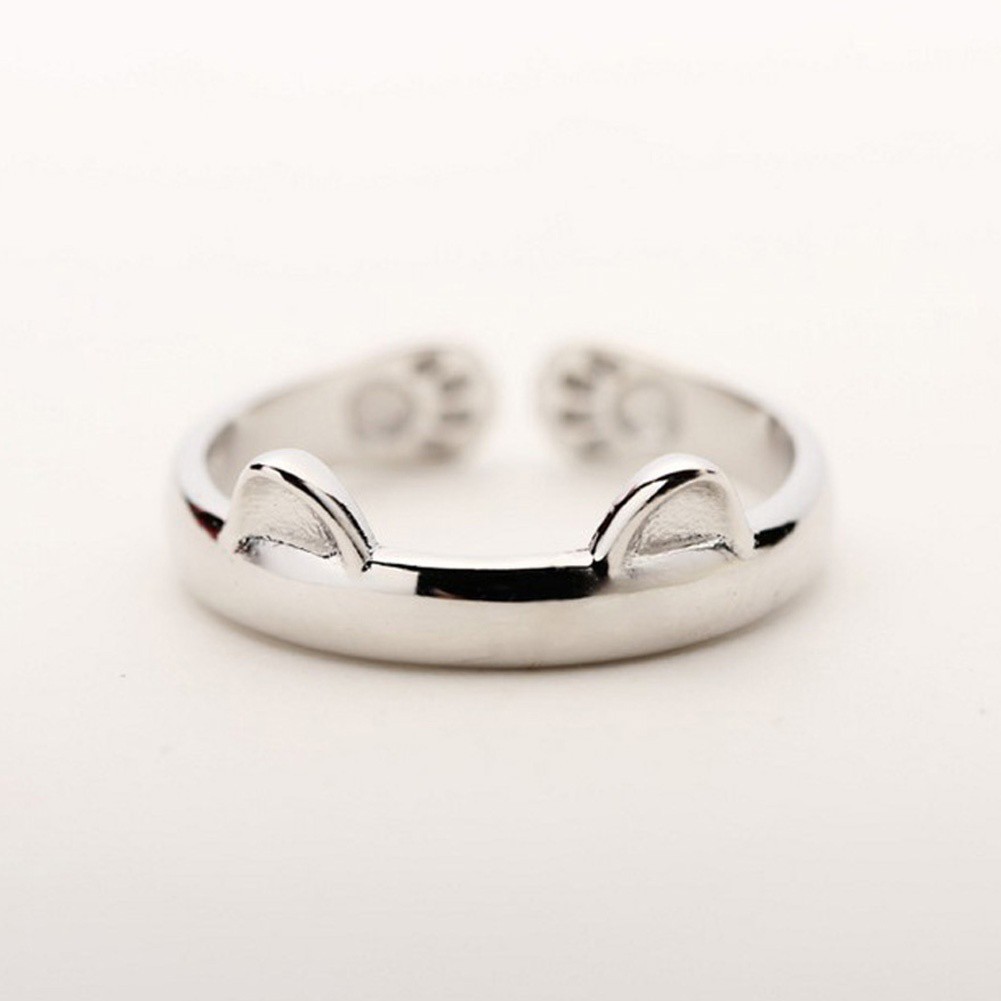 แหวน-s-925-sterling-silver-cat-ear-สำหรับผู้หญิง