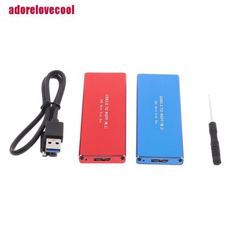 ภาพหน้าปกสินค้า[adorelovecool] เคสฮาร์ดดิสก์ M2 ssd m.2 เป็น usb 3.0 สําหรับ ngff sata ssd ที่เกี่ยวข้อง