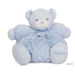 Kaloo ตุ๊กตาหมี PERLE - LARGE CHUBBY BEAR BLUE สีฟ้า