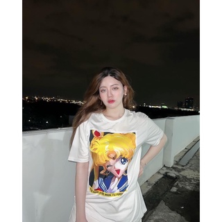 sailormoon เสื้อแขนสั้นผ้าพรีเมียมคิตตอนแท้💯