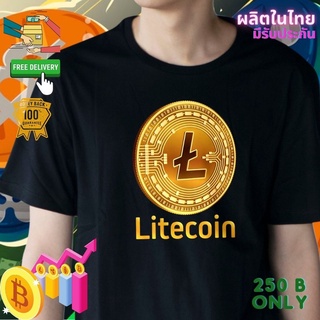 เสื้อยืด Litecoin Crypto คริปโต Cotton Comb 30 แบรนด์เสื้อพวกเรา ผลิตในไทย ส่งด่วน