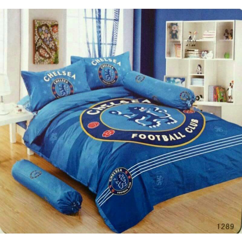 ชุดผ้าปูที่นอน-ชุดเครื่องนอน-ผ้านวม-ครบเชต-6-ชิ้น-ทีมฟุตบอล