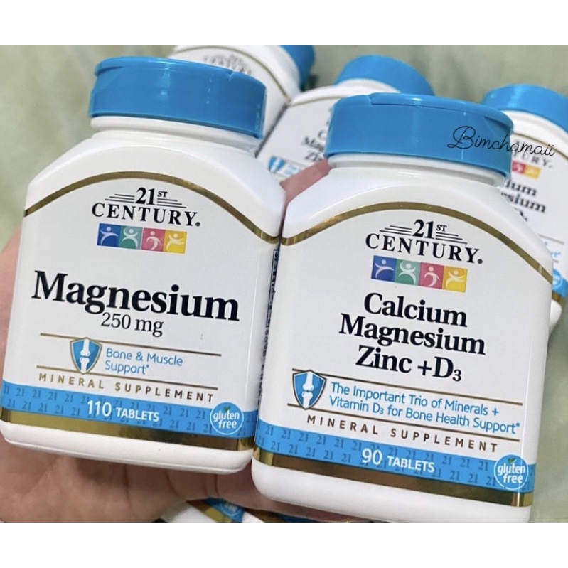 พร้อมส่ง-21st-century-calcium-magnesium-zinc-d3-magnesium-potassium-gluconate