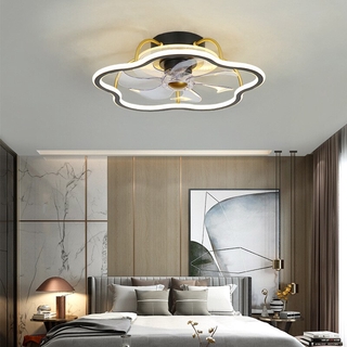 ภาพหน้าปกสินค้าโคมไฟพัดลมเพดานบางเฉียบหรี่แสงได้สำหรับห้องนอนห้องนั่งเล่นสำนักงานบ้าน LED เพดานรวมกับไฟพัดลมไฟฟ้า ที่เกี่ยวข้อง