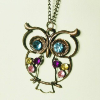 สร้อยคอนกฮูก owl necklace ราคาถูก