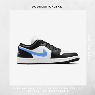 NIKE AIR JORDAN 1 LOW BLACK UNIVERSITY BLUE WHITE [DC0774041]