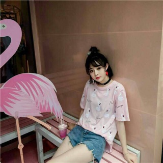 Flamingo Top 👾 มีหลายสี เลื่อนดูภาพถัดไปน้าา 🔸