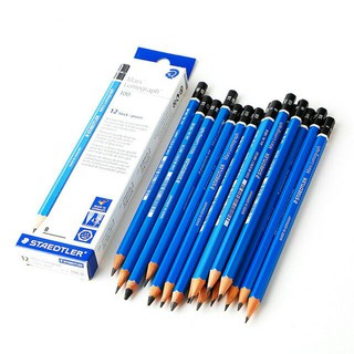 ดินสอเขียนแบบ สเต็ดเล่อร์ Staedtler Lumograph (ยกกล่อง12แท่ง)