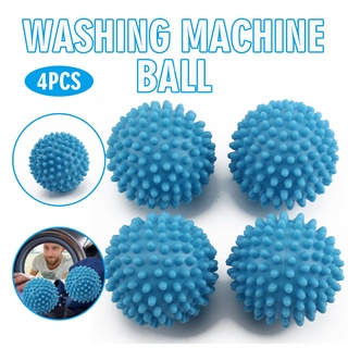 4pcs Washing Machine Balls Laundry Dryer Clothes Softener Reusable