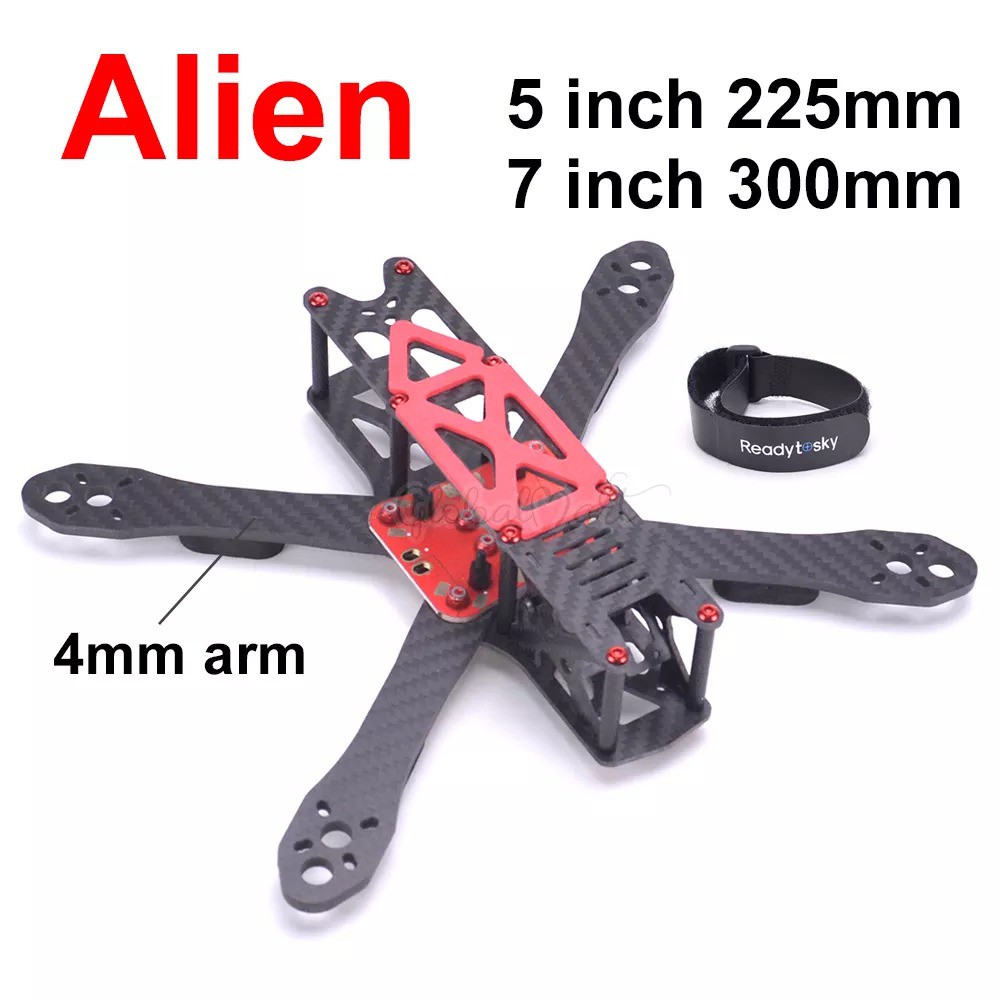 Alien RR5 5 นิ้ว 225 225 มม.คาร์บอนไฟเบอร์ Quadcopter FPV racing Drone ...
