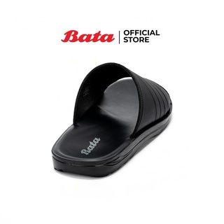 ภาพขนาดย่อของภาพหน้าปกสินค้า* * Bata บาจา รองเท้าแตะผู้ชาย รองเท้าแตะรองเท้าแบบสวม สำหรับผู้ชาย สีดำ 8616287 จากร้าน bata_officialstore บน Shopee ภาพที่ 2