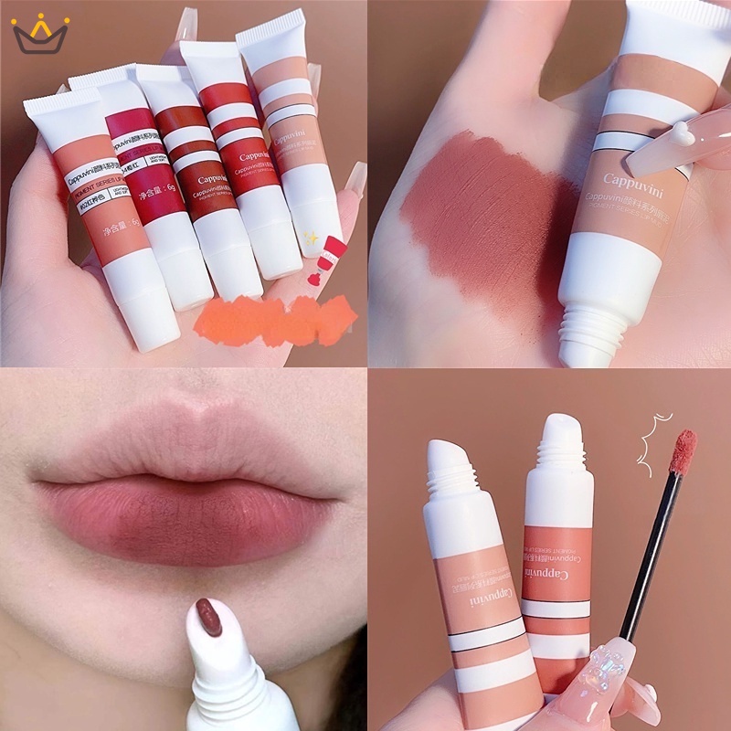 Cappuvini ลิปสติก ลิปทินท์ กันน้ํา ติดทนนาน YUE | Shopee Thailand