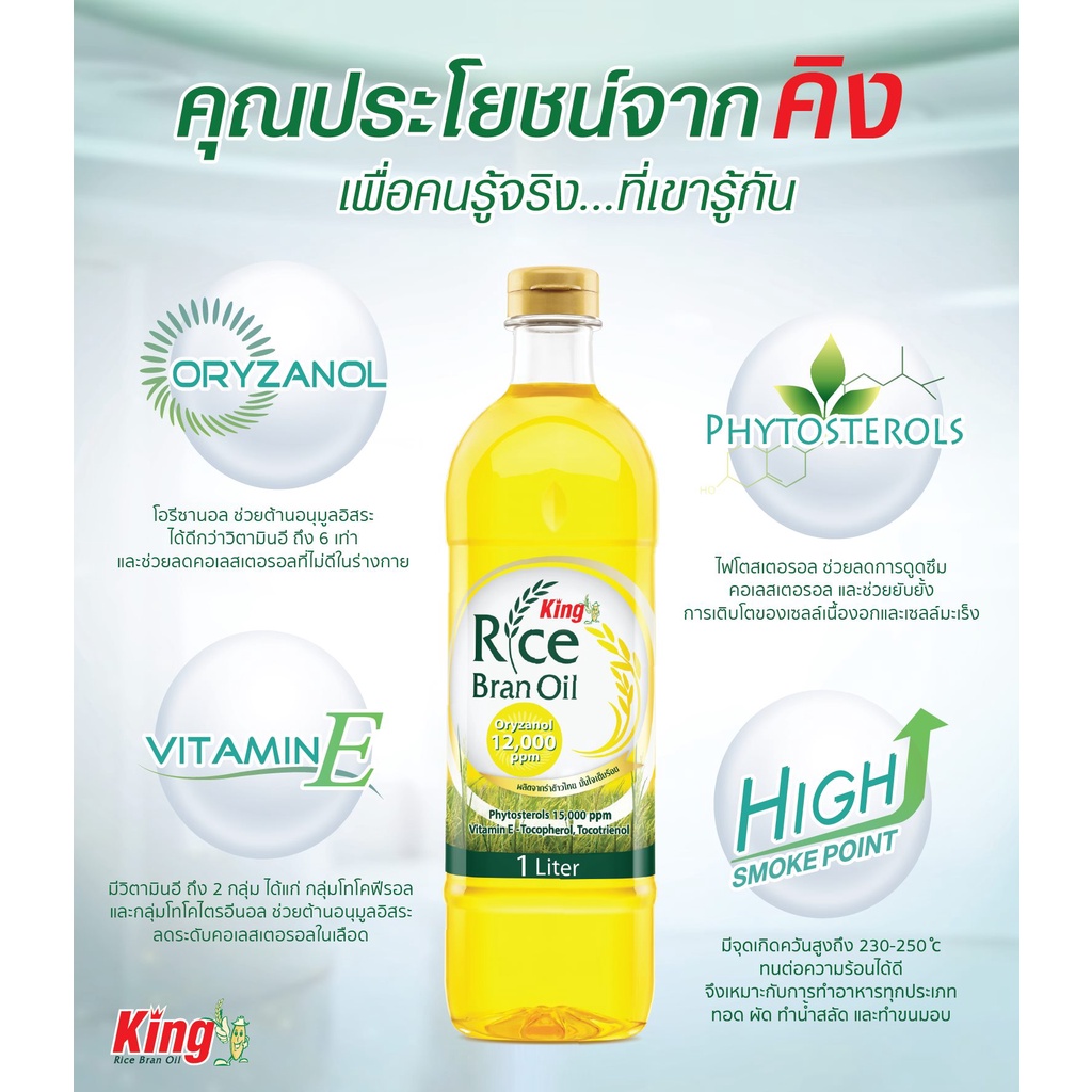 ยกลังราคาถูก-king-น้ำมันรำข้าว-โอรีซานอล-12000-ppm-ขนาด-1000-มล-10587-12