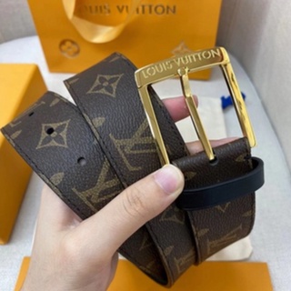 Louis Vuitton Beltเข็มขัดหนัง เข็มขัด louis Vuitton แท้ 100%