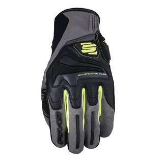 FIVE Advanced Gloves - RS4 Grey Fluo Yellow - ถุงมือขี่รถมอเตอร์ไซค์