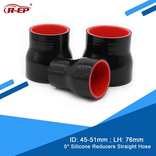 R-EP 0 degree Reducers Straight Silicone Hose/Tube 45-51MM New Silicone  Air Intake Pipe Cold Air intake Pipe High Press
