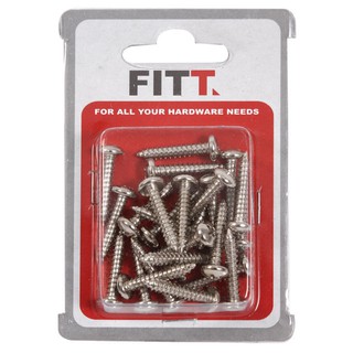 FITT 3.5X25MM TAPPING SCREW สกรูเกลียวปล่อย TP 10X1 นิ้ว 25 ตัว สกรู, น๊อตและแหวน อุปกรณ์ยึดติด เครื่องมือช่างและฮาร์ดแว