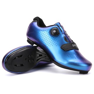 ภาพขนาดย่อของภาพหน้าปกสินค้าcycling shoes รองเท้าจักรยานเสือหมอบจักรยานน้ำหนักเบารองเท้ากีฬา self-locking professional breathable Luminous จากร้าน qq1969690044.th บน Shopee