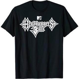 เสื้อยืด พิมพ์ลายตัวอักษร Mtv Headbangers Ball Metalสามารถปรับแต่งได้