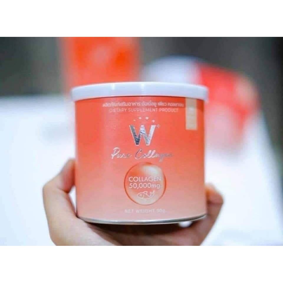 w-pure-collagen-วีคลอลาเจน-คอลลาเจนบำรุงผิวสวย-จำนวน1-กระปุก-50-000mg-รสชาติอร่อย