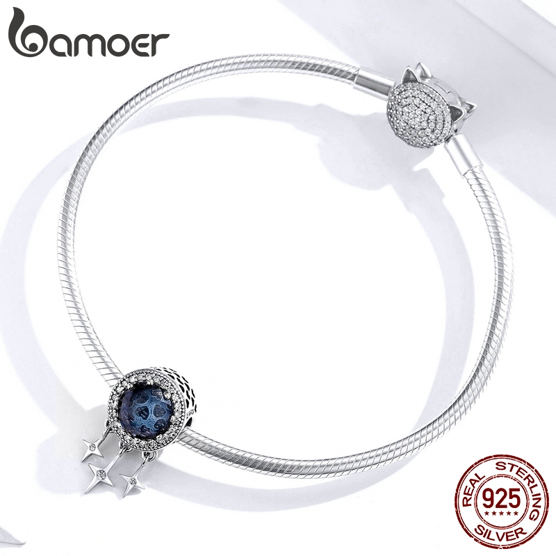 bamoer-925-เงินลูกปัดแก้วสีน้ำเงินเข้มสำหรับสร้อยข้อมือ-diy