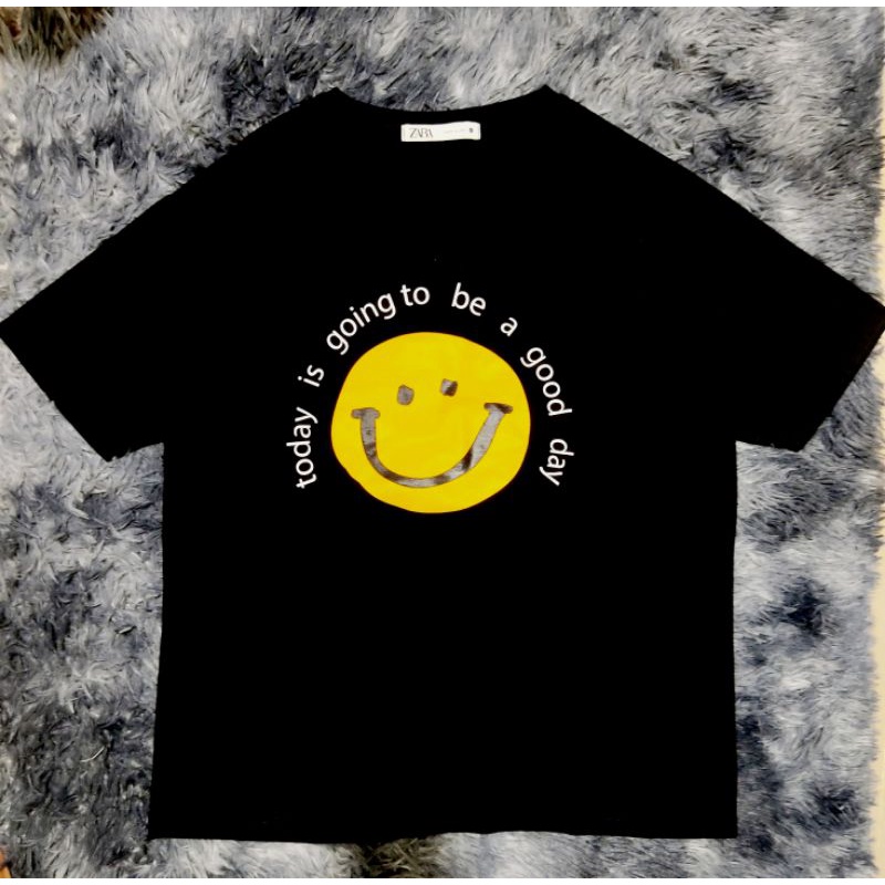 hot-เสื้อยืดoversizeลาย-smileใส่ได้ทั้งชายหญิง-cotton100