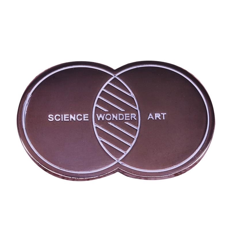 science-wonder-art-enamel-pin-white-minimalist-lines-button-badges-nerdy-aesthetics-collection
