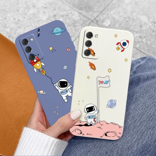 ภาพขนาดย่อของสินค้าเคสนักบินอวกาศเคสมือถือ ซิลิกาเจลเหลว Phone Case For Samsung Galaxy Note 20 Plus Ultra Note 10 Plus Pro Note 9 กันกระแทก การป้องกันเลนส์กล้อง ปกหลังแบบอ่อน