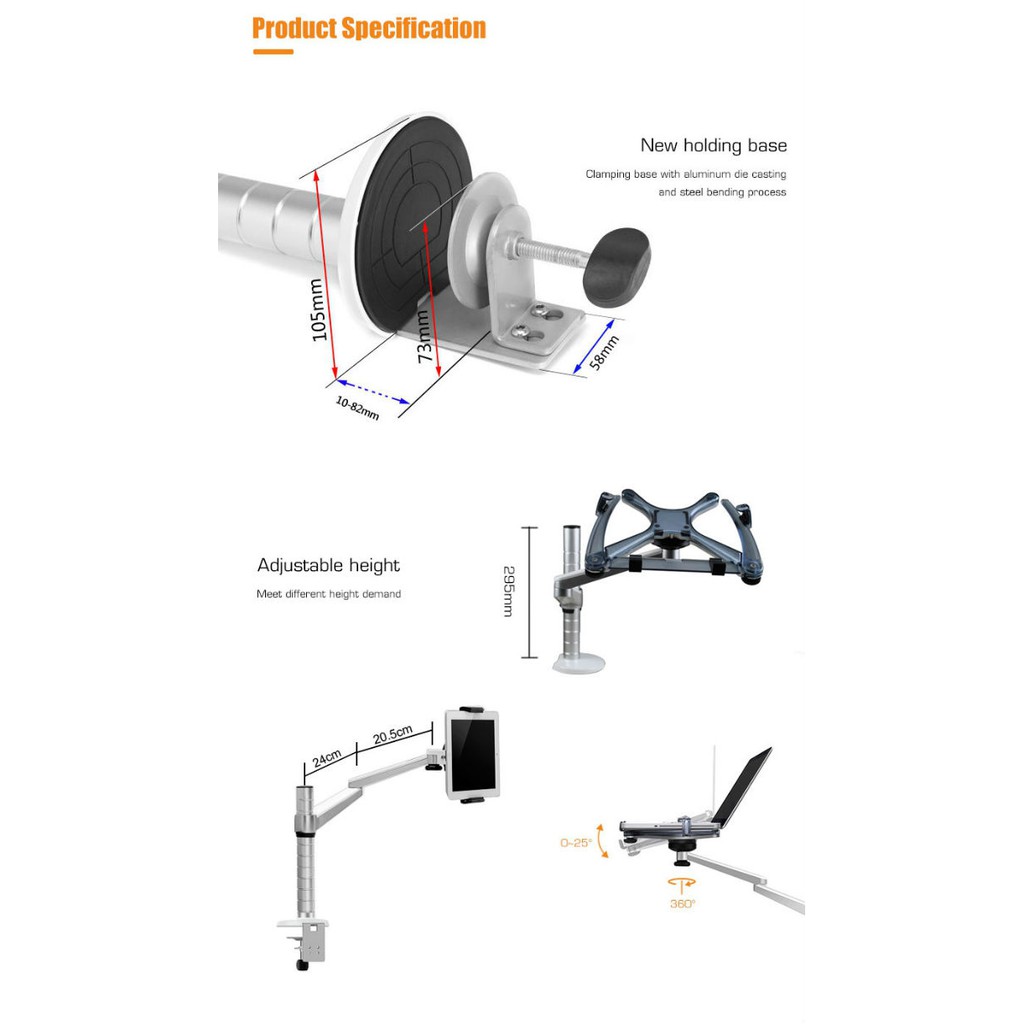 9sat-ขาวาง-โน๊ตบุ๊ค-แท็บเล็ต-แบบยึดขอบโต๊ะ-รุ่น-lts-460-มี-2-แขน-ใช้กับโน๊ตบุ๊ค-แท็บเล็ต-ทุกรุ่นถึงไอแพดโปร-12-9-นิ้ว