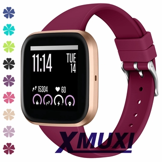 สินค้า ใช้งานร่วมกับ Fitbit Versa 2 Band / Versa / Versa Lite / Versa SE Sport Band Wristbands Strap for Women Men 61024