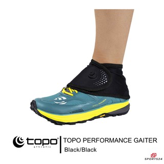 TOPO ATHLETIC TRAIL PERFORMANCE GAITER เกเตอร์สำหรับรองเท้า สี BLACK/BLACK