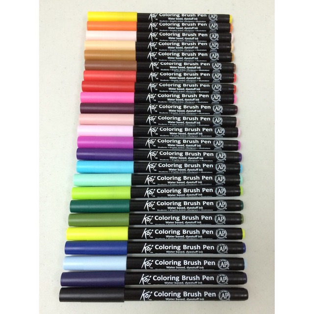 ปากกาพู่กัน-koi-color-brush-pen-sakura-1-แท่ง-set-24-สี-ปากกาkoi-พู่กัน-koi