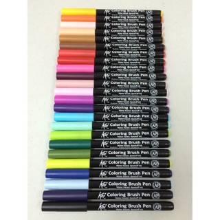ปากกาพู่กัน Koi color Brush Pen SAKURA 1 แท่ง / set 24 สี ปากกาkoi พู่กัน koi