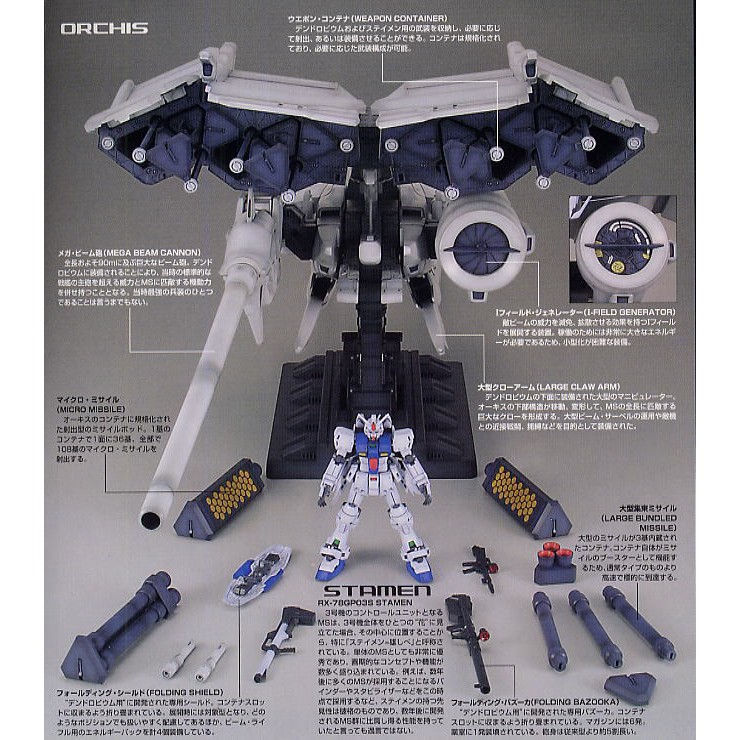 Bandai HGUC RX-78 GP03 Gundam GP03 Dendrobium : 260 Xmodeltoys
